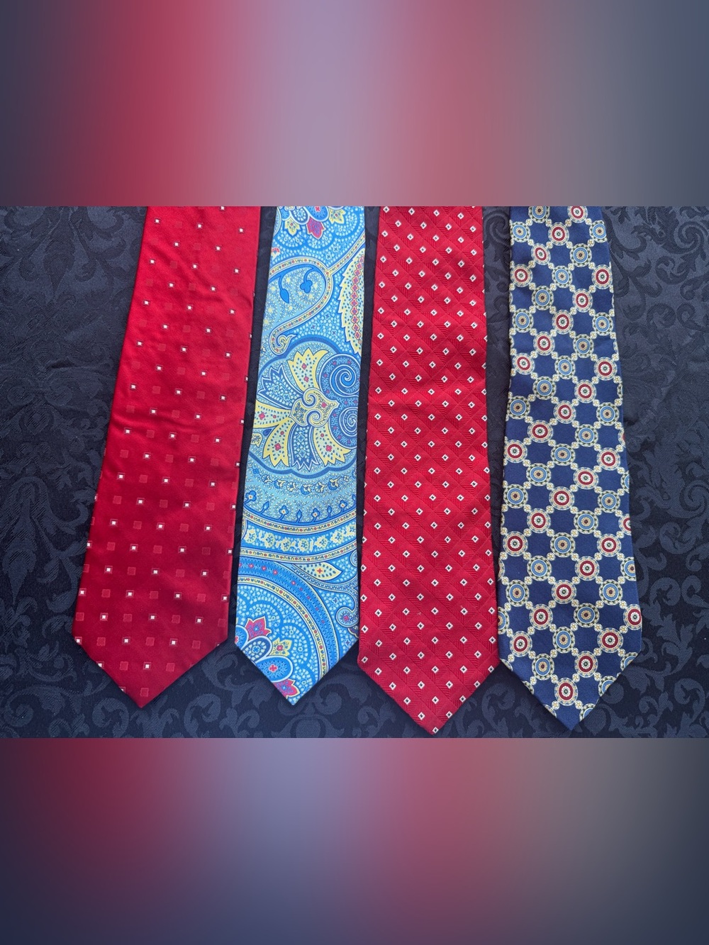 Lot of 4 Mens “Tommy Hilfiger” Ties Ref# 13156